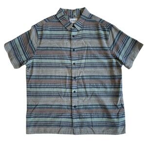 Goodfellow & Co. Northrop Stripped Casual Button Down Shirt Men’s XL